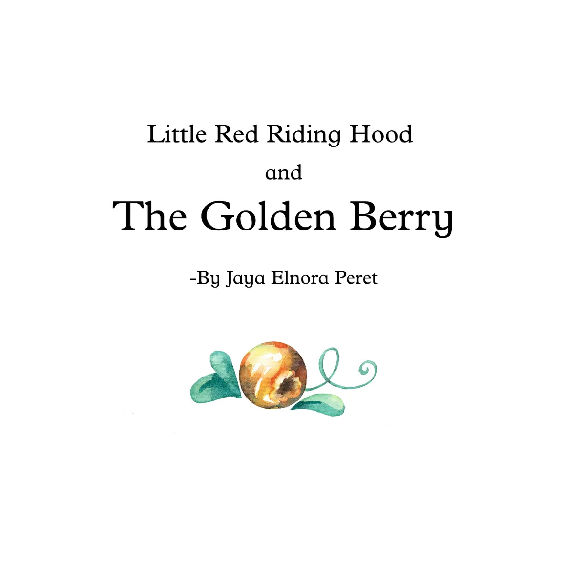 The Golden Berry, cover